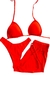 BIQUÍNI COM SHORTS VERMELHO