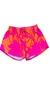 SHORTS AVULSO ESTAMPADO LARANJA E ROSA