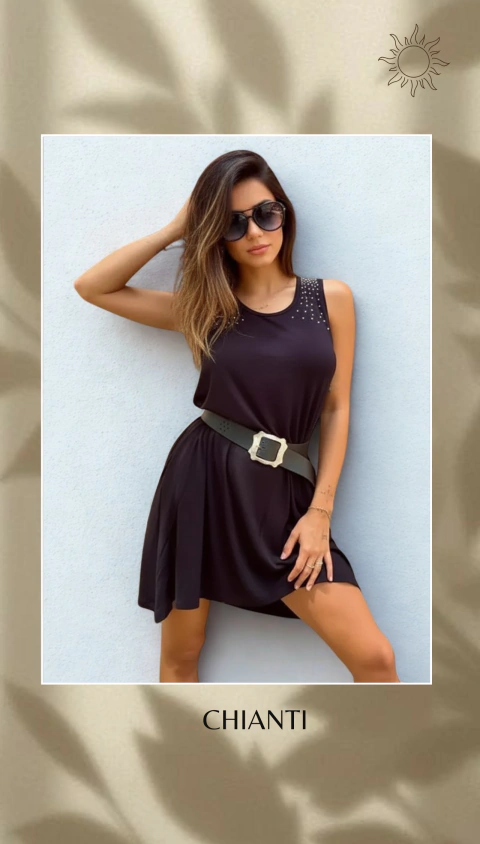 VESTIDO · MIMBI · CON APLIQUES - comprar online