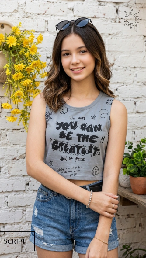 MUSCULOSA ·SCRIPT· JERSEY - tienda online