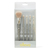 Kit Com 5 Pincéis Profissionais Prata Alleva (AL037-008-2)