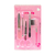 Kit Sobrancelha e Unhas Lianglé cor:Rosa (S-14-Rosa)