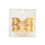 Presilha de Acrílico Laço Dourado TAM. P com 06 pares Mod. LT 3-1 (725005) - comprar online