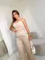 Conjunto de Alfaiataria Elegante – Calça Pantalona e Cropped - comprar online