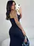 Imagem do Vestido Longo Suplex com Fenda – Modelador, Confortável e Elegante