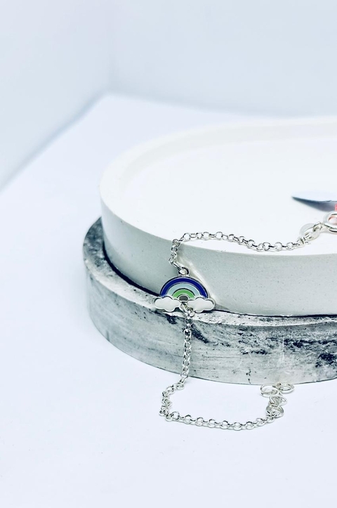 Pulseira Infantil Arco Íris