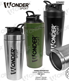 Termo Deportivo Wonder Shaker 750 ml - comprar en línea