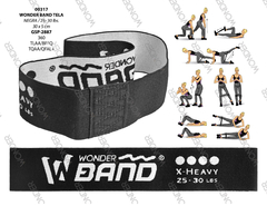 Bandas cerradas en tela wonder x unidad 30 cms X 5 cms - tienda en línea