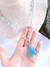 Collar Aguamarina y Onix Cielo