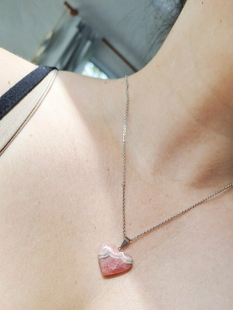 Dije Corazón de Rodocrosita - comprar online