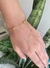 Pulseira esfera banhado a ouro 18k na internet