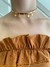 Conjunto estrela colar e brinco banhado a ouro 18k