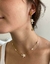 Conjunto colar e brinco estrela do mar e pérolas banhado a ouro 18k - comprar online