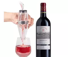 Decantador Vino Oxigenador Aireador Con Base Filtro Portatil - comprar online