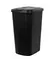 Hefty 13.3 Gallon Trash Can, Plastic Touch Top Kitchen Trash Can, Black