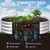 Planter Boxes Galvanized Raised Garden Bed Outdoor for Vegetables Flower Metal on internet
