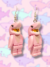 Lego tiburón rosa