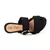 Sandália Rasteira Fivela Napa Preto - Sedu Store