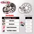 Rotores Arashi GSXR600 GSXR750 GSXR 1000 1 conjunto de disco de freio dianteiro - ALFERGE COMERCIO E PRODUTOS LTDA