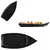 12 Pratos Barco Travessa Melamina Comida Japonesa Sushi 26cm - ALFERGE COMERCIO E PRODUTOS LTDA