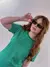 T-shirt listrada verde bandeira - comprar online