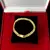 pulseira masculina laminada moeda antiga cor ouro 18k 750 - comprar online