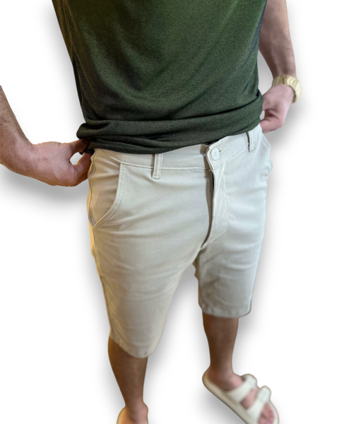 Bermuda em Brim - Off White - comprar online