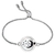 Pulseira Aromática Lua e Estrelas – Difusor Pessoal em Aço Inox (20mm)