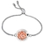Pulseira Aromática Rosa Essencial – Difusor Pessoal em Aço Inox (20mm)