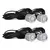 Kit Sensor Automotivo Estacionamento De Ré 4 Pontos Traseira 18.5mm