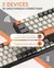 Teclado mecânico sem fio Bluetooth Dual Mode Hot-Swappable Mini 68-chave in - FidTECH