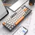 Teclado mecânico sem fio Bluetooth Dual Mode Hot-Swappable Mini 68-chave in