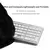 Teclado sem fio ultra slim de bluetooth compatível para Mac os/IOS/Ipad