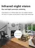 Câmera de Vigilância Sem Fio Smart Home Security, Câmera HD WiFi, Visão Noturna na internet