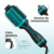 ESCOVA SECADORA MONDIAL BLACK TIFF ES-16, PRETO E AZUL/ BIVOLT