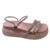 Sandália Papete Feminina Plataforma Rose com Pedrarias Brilhantes – Conforto e Estilo em Um Só Calçado - Rafa Shoes