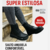 Imagem do Bota Coturno Feminina Preta Cano Médio Plataforma Anabela Tratorada Moda Inverno Casual Confortável