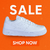 Tênis Feminino Casual AF1 cor Branco - comprar online