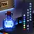 Garrafa Luminária Minecraft LED | 8 Cores RGB Pixel Light Decorativa