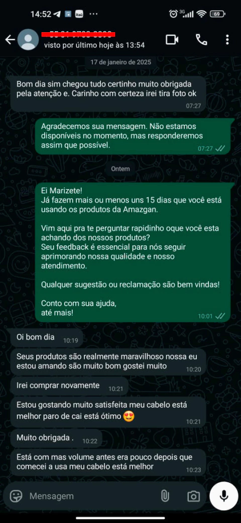 Depoimento Cliente