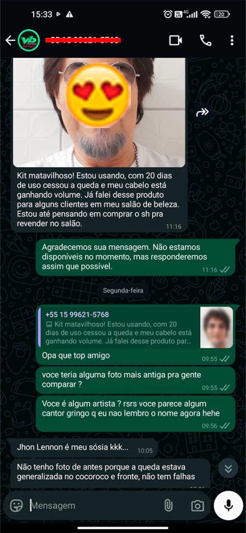 Depoimento Cliente