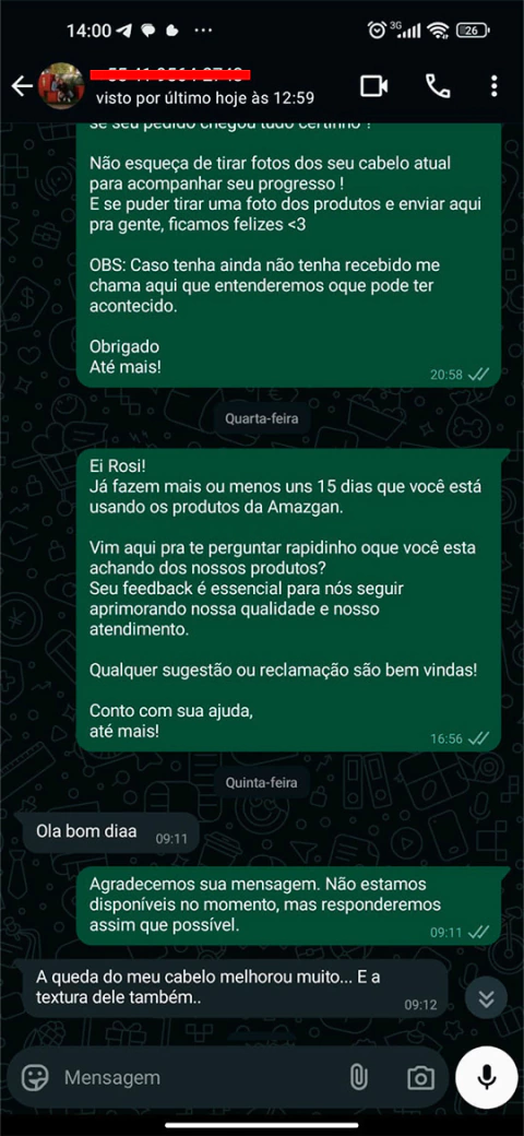 Depoimento Cliente