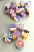 Kit com 6 mini borrachas - Papelamiah