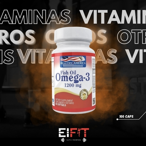 Fish Oil Omega 3 Healthy Sports 100 Caps.