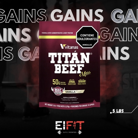 TITAN Beef Mass Vitanas 5 Lbs - comprar en línea