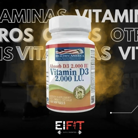 Vitamina D3 2000 IU Healthy America