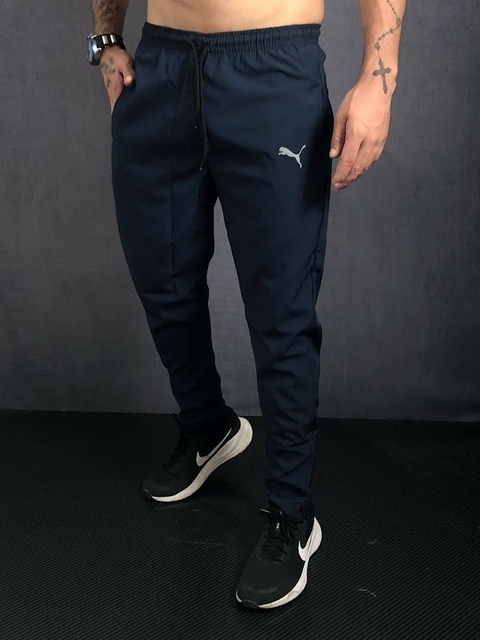 Calça Masculina Elastic Com Ziper - comprar online