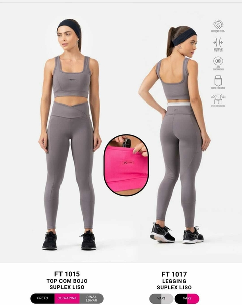 Conjunto Fitness Feminino MC Fitness - comprar online