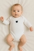 Body Manga Longa Mini Golf Branco - comprar online