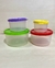 Set x4 contenedores redondos - comprar online